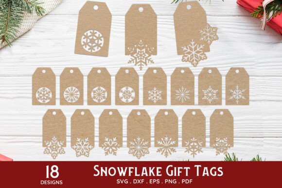 Download Snowflake Christmas Gift Tag Svg Bundle - Christmas gift tag svg Collection