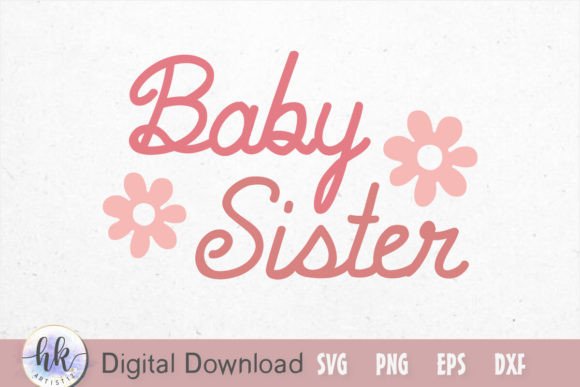 Download Baby Sister Retro SVG. - Premium Resources