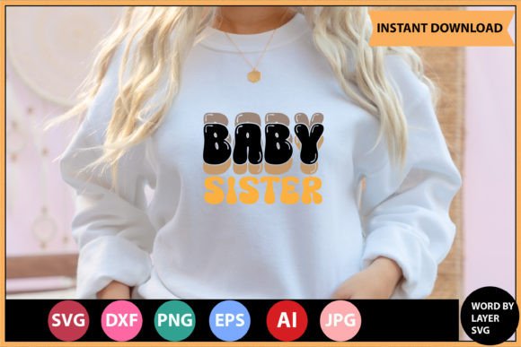 Download BABY SISTER RETRO SVG BUNDLE - Premium Resources